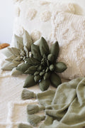 Succulent Decor Pillow