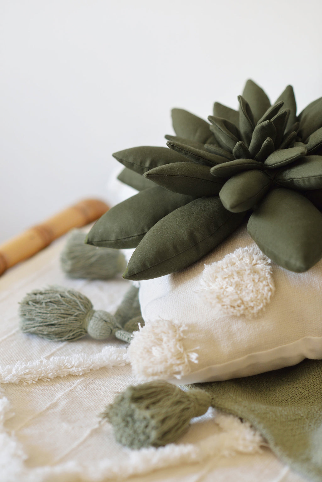 Succulent Decor Pillow