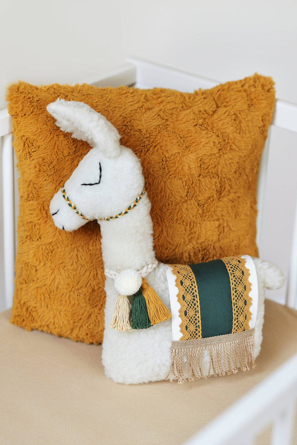 Andes Llama Decor Pillow