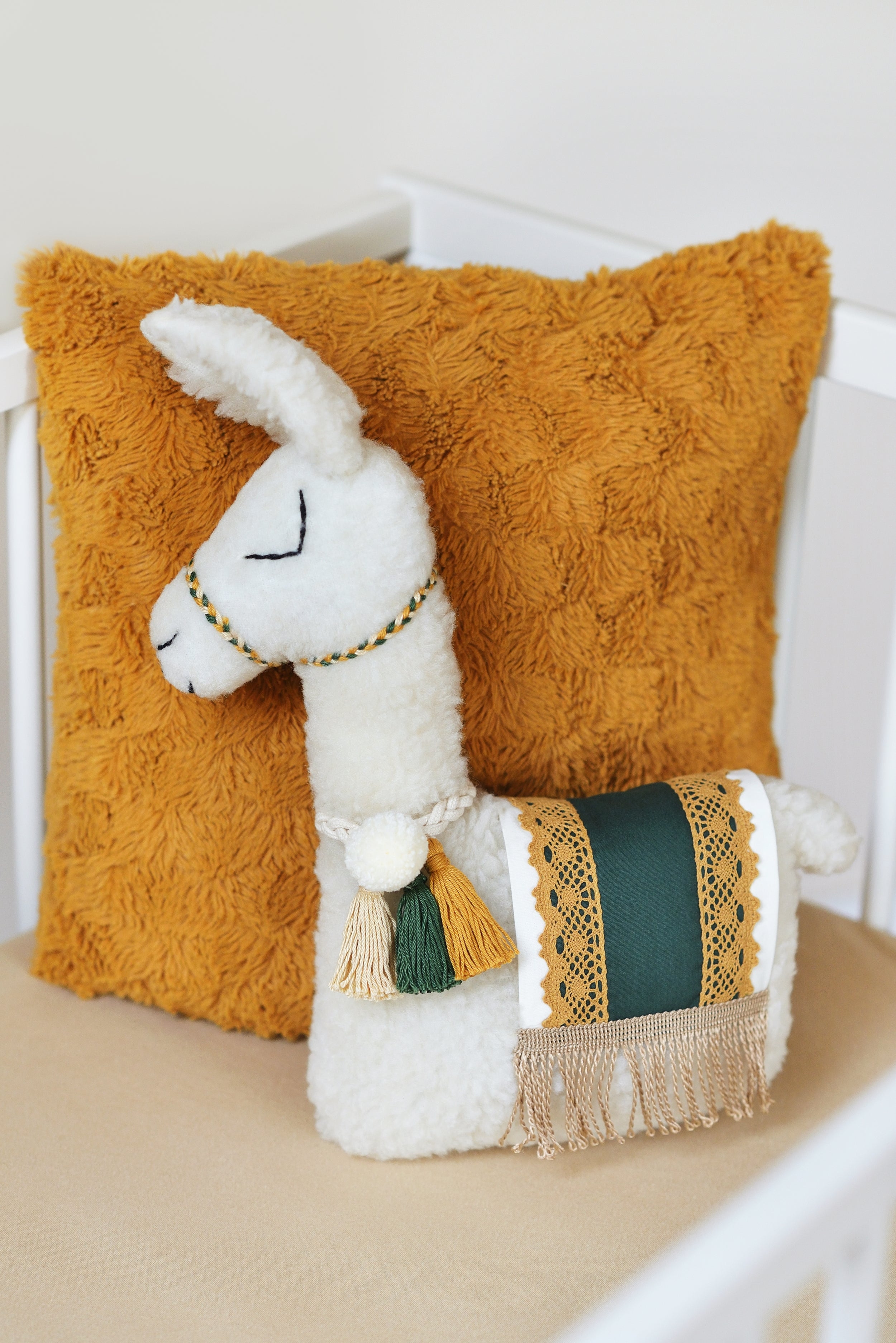 Andes Llama Decor Pillow