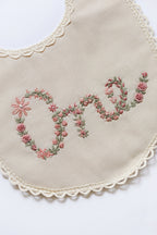 Floral Milestone Bib