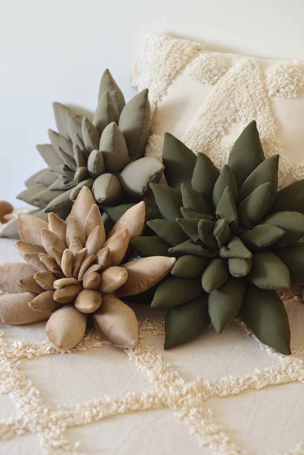 Succulent Decor Pillow