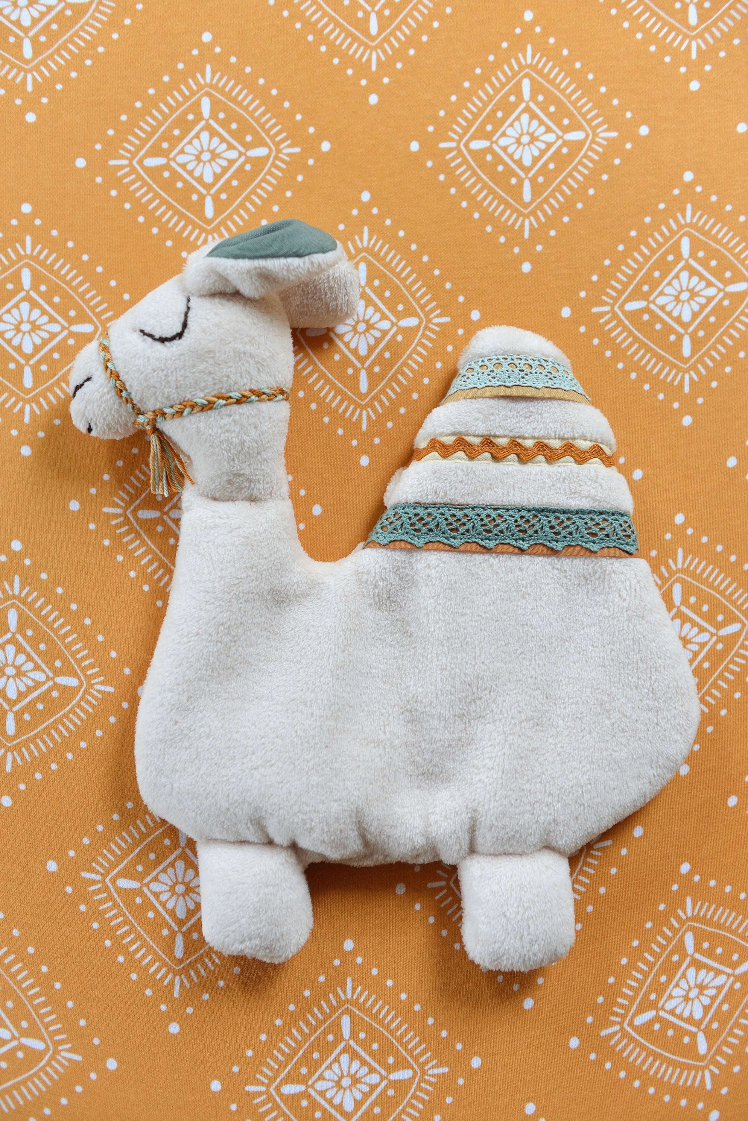 Minty Camel Baby Lovey
