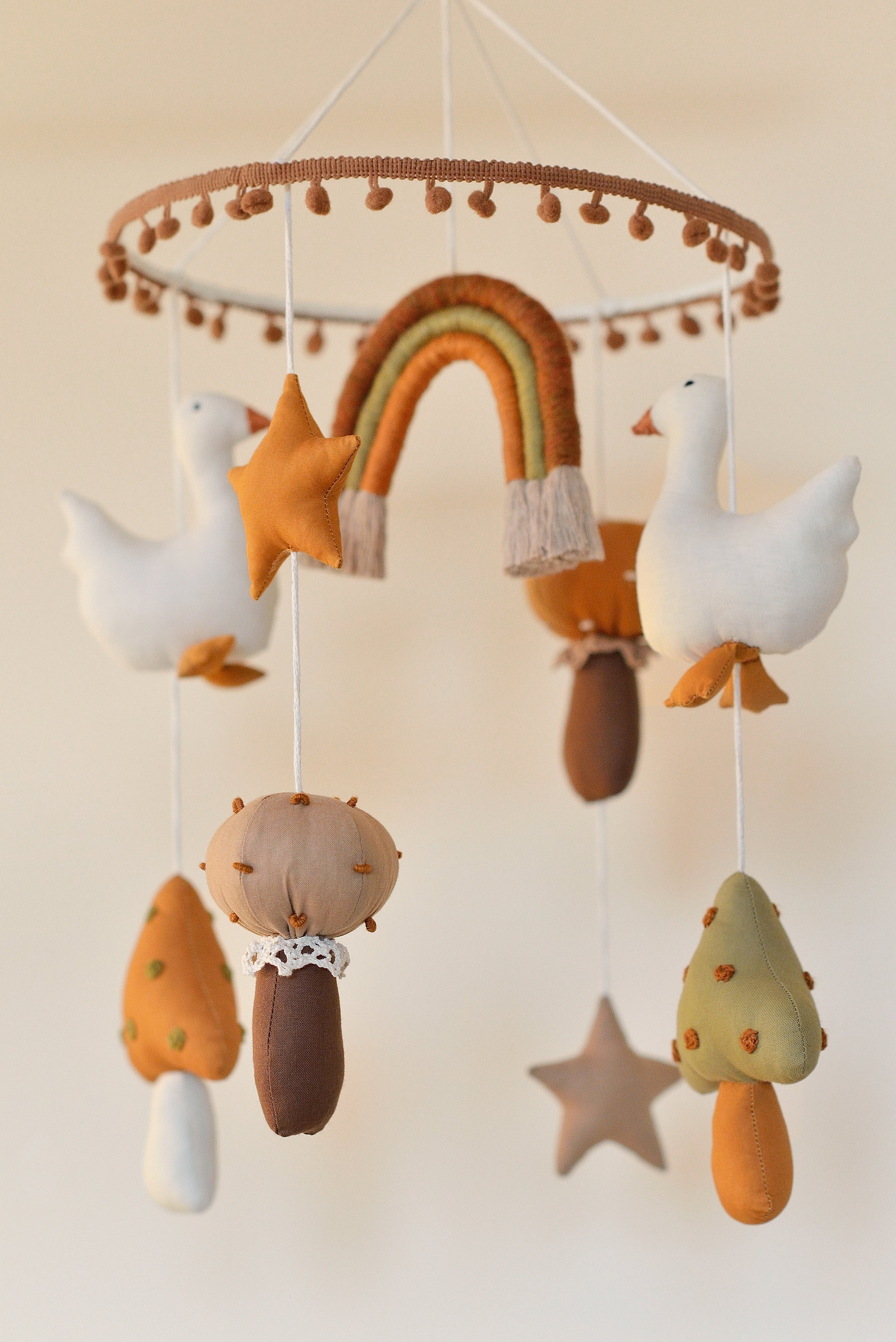 Mushroom Nursery Mobile