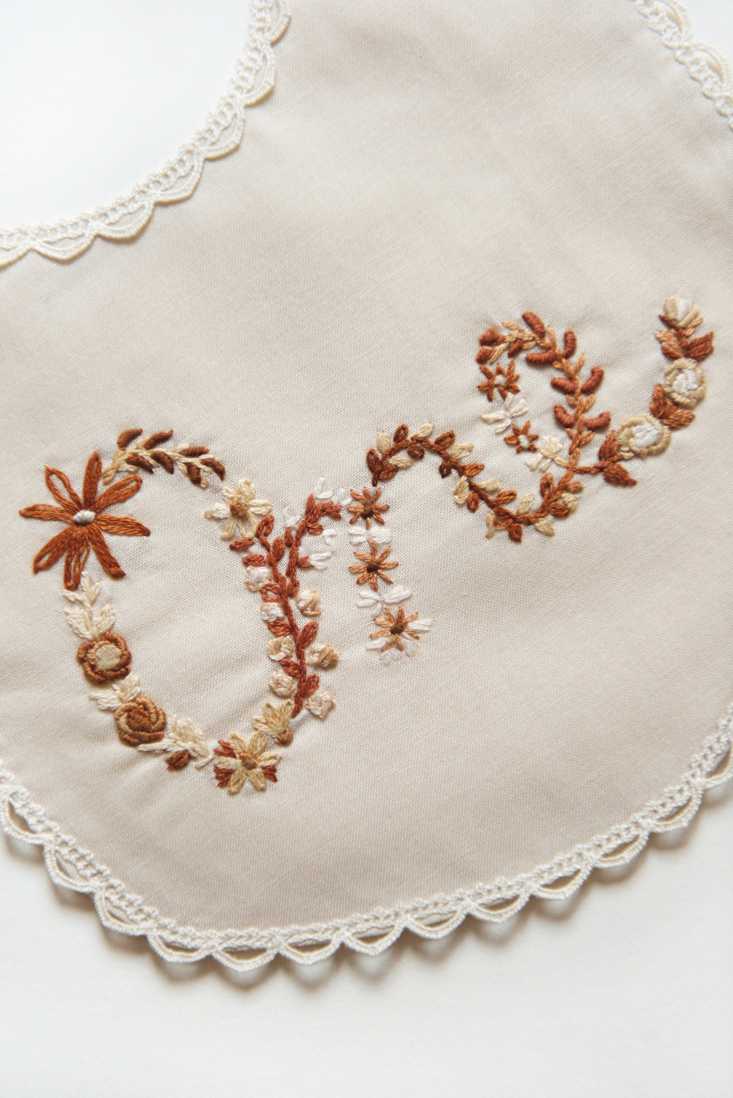 Floral Milestone Bib