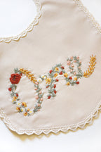 Floral Milestone Bib