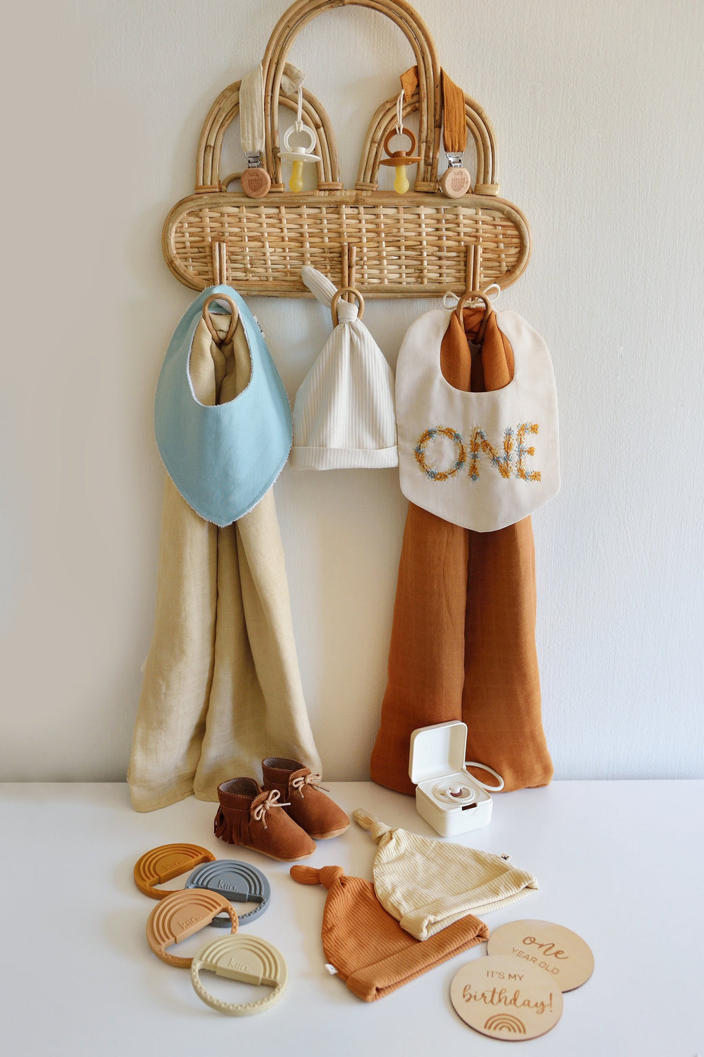 Boys Milestone Bib