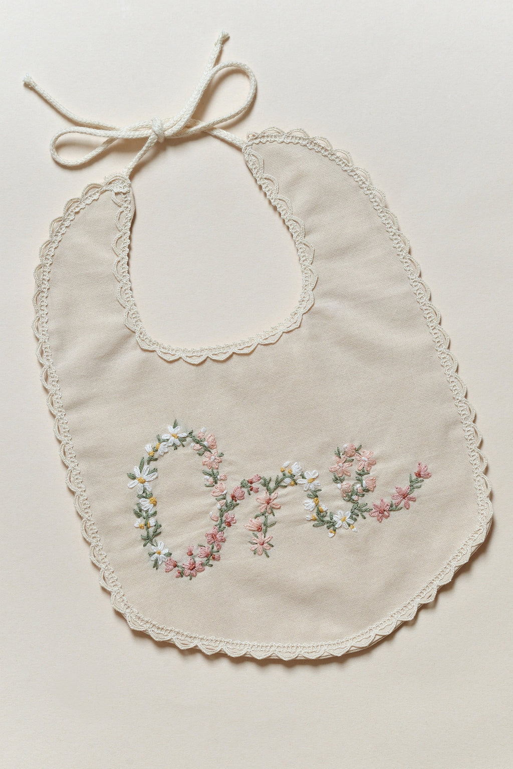 Floral Milestone Bib