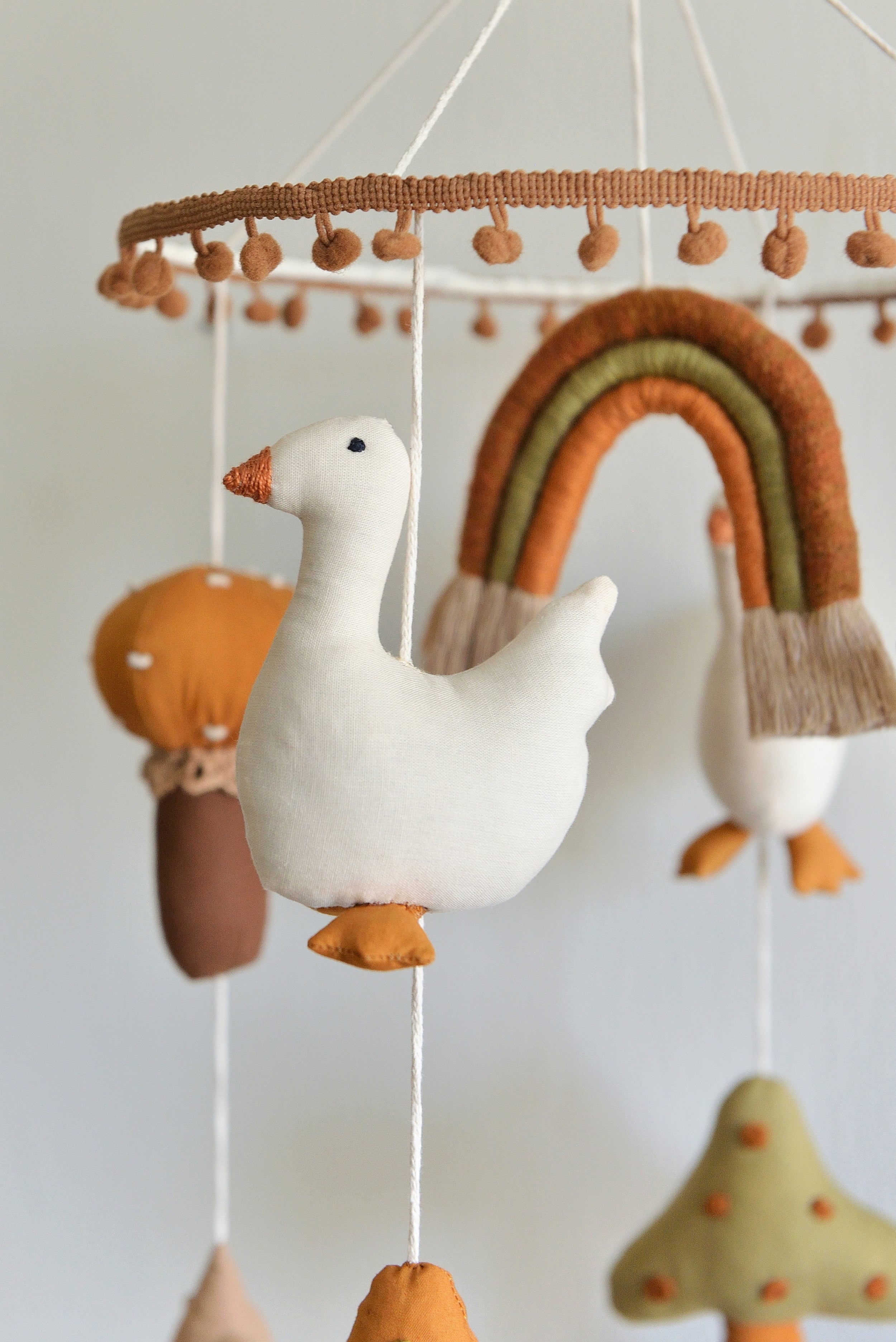 Mushroom Nursery Mobile