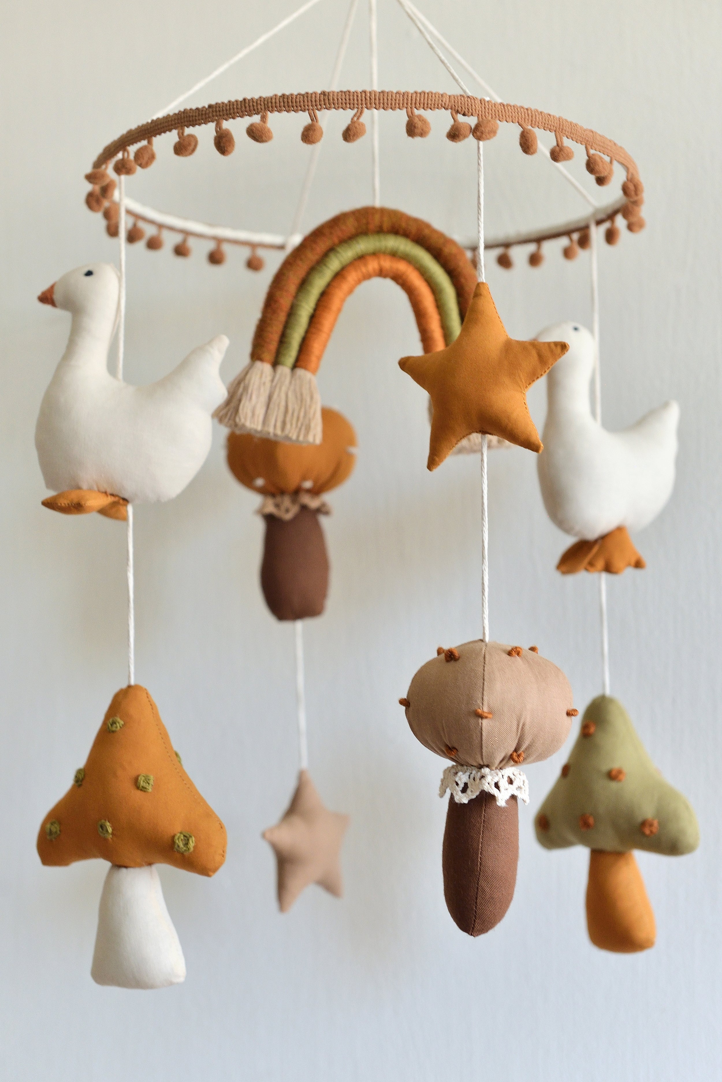 Mushroom Nursery Mobile