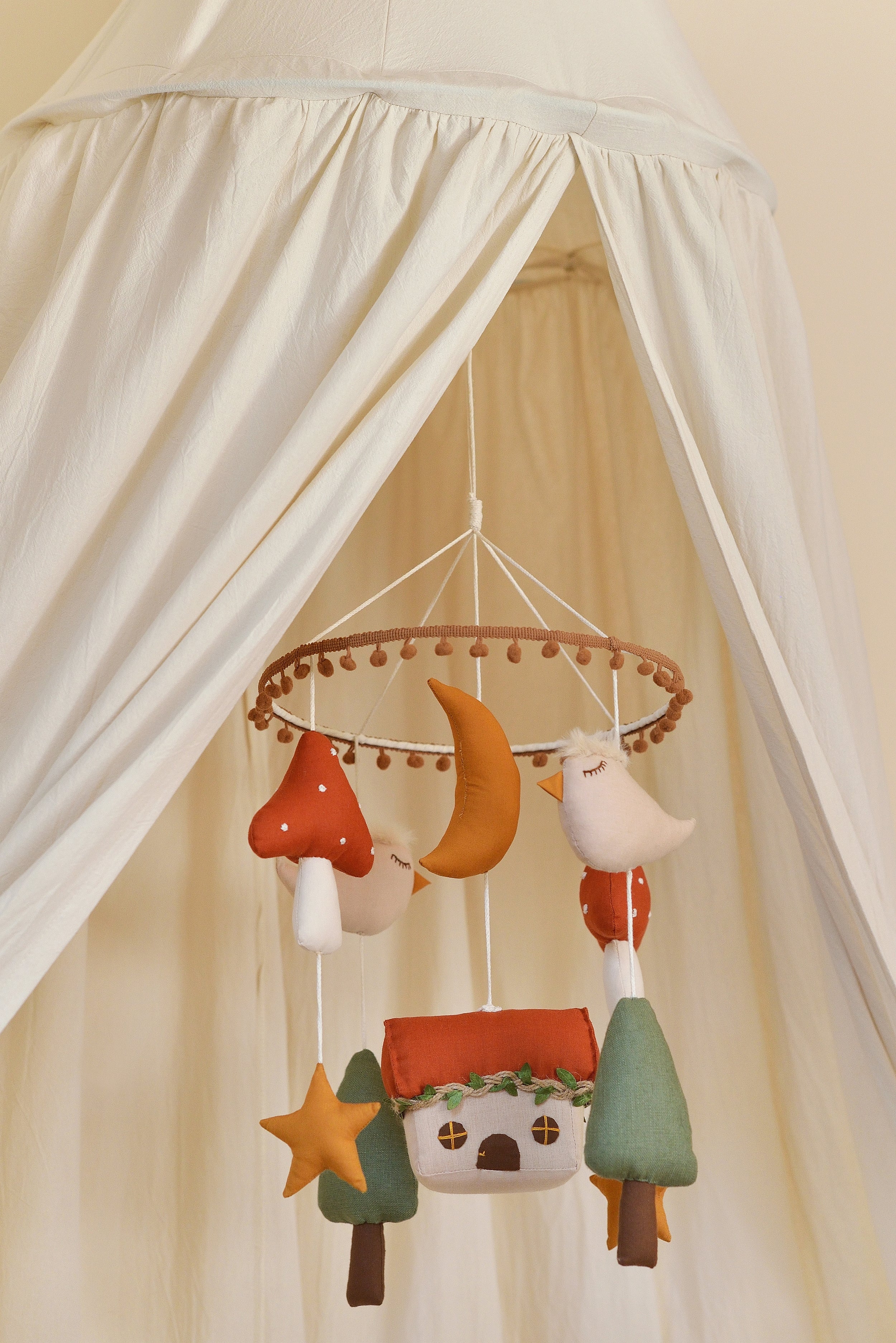 Cottagecore Nursery Mobile