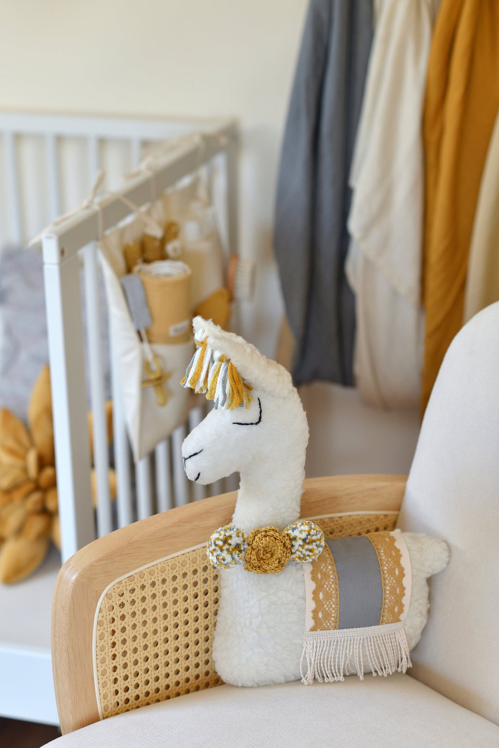 Ash Llama Decor Pillow