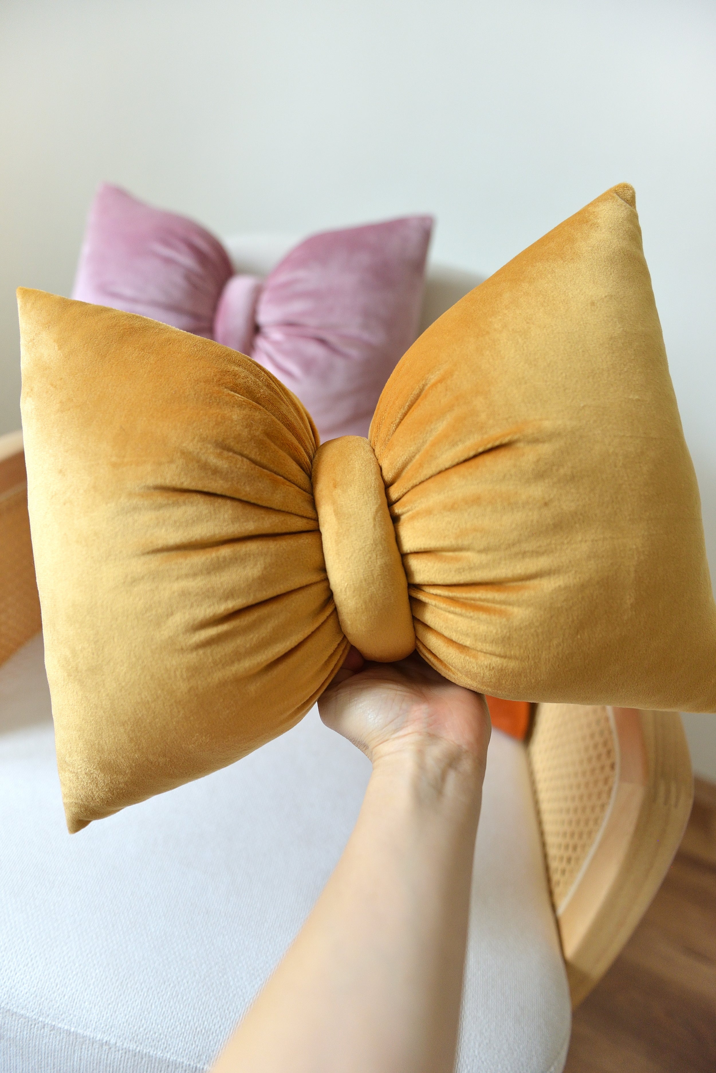 Bow Decor Pillow