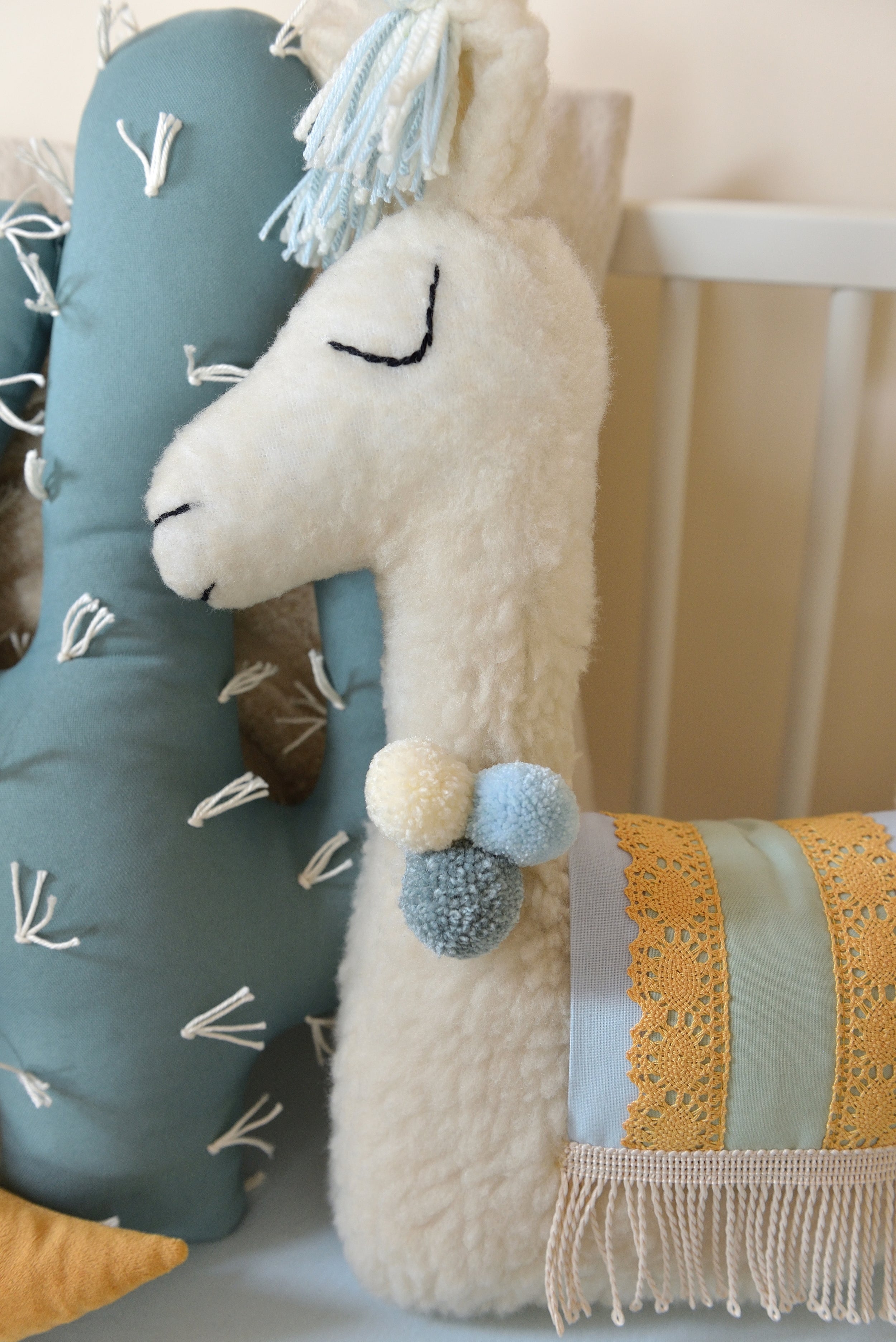 Llama Pillow Set