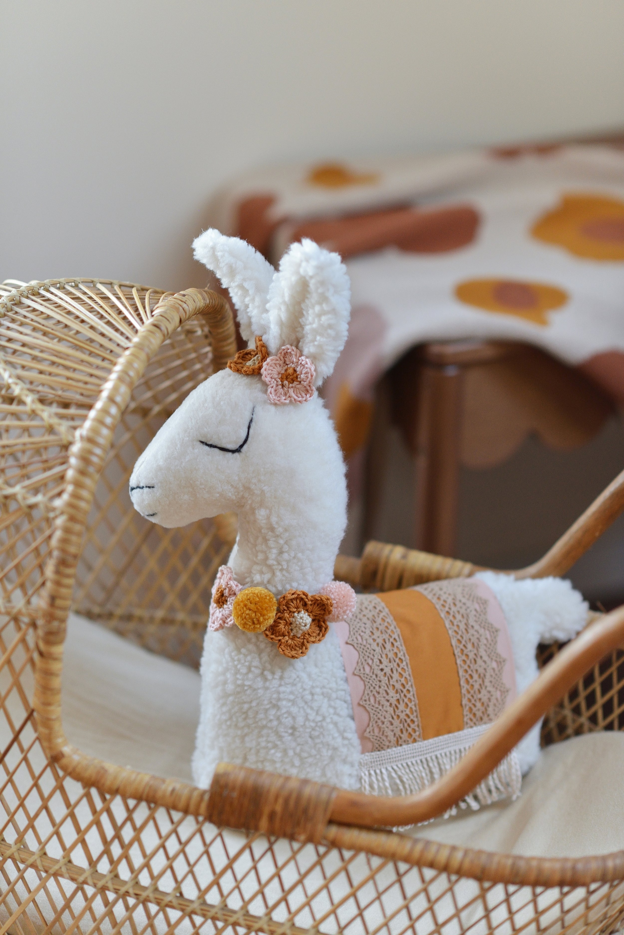 Rosie Llama Decor Pillow
