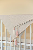 Ivory Knit Blanket