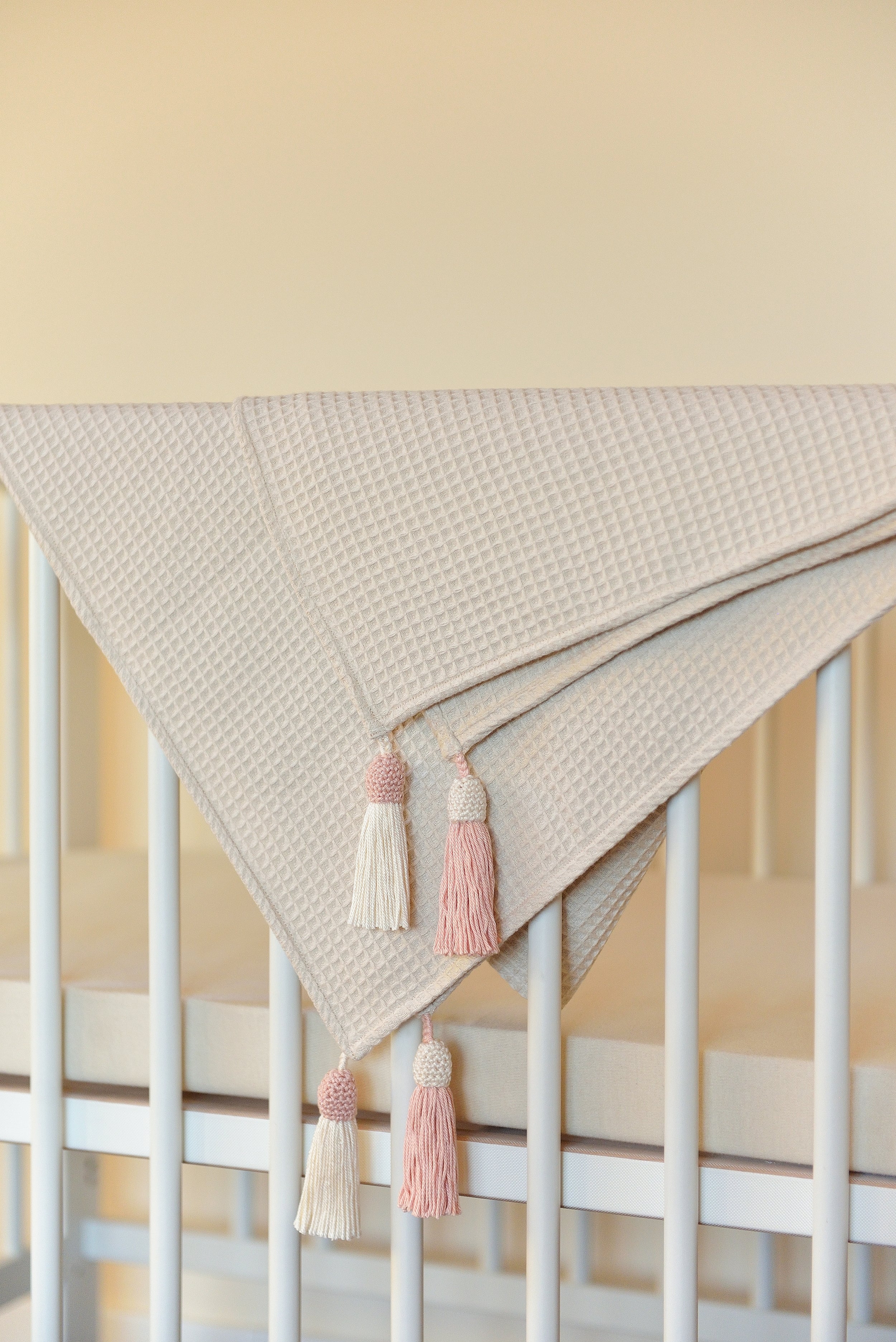 Ivory Knit Blanket