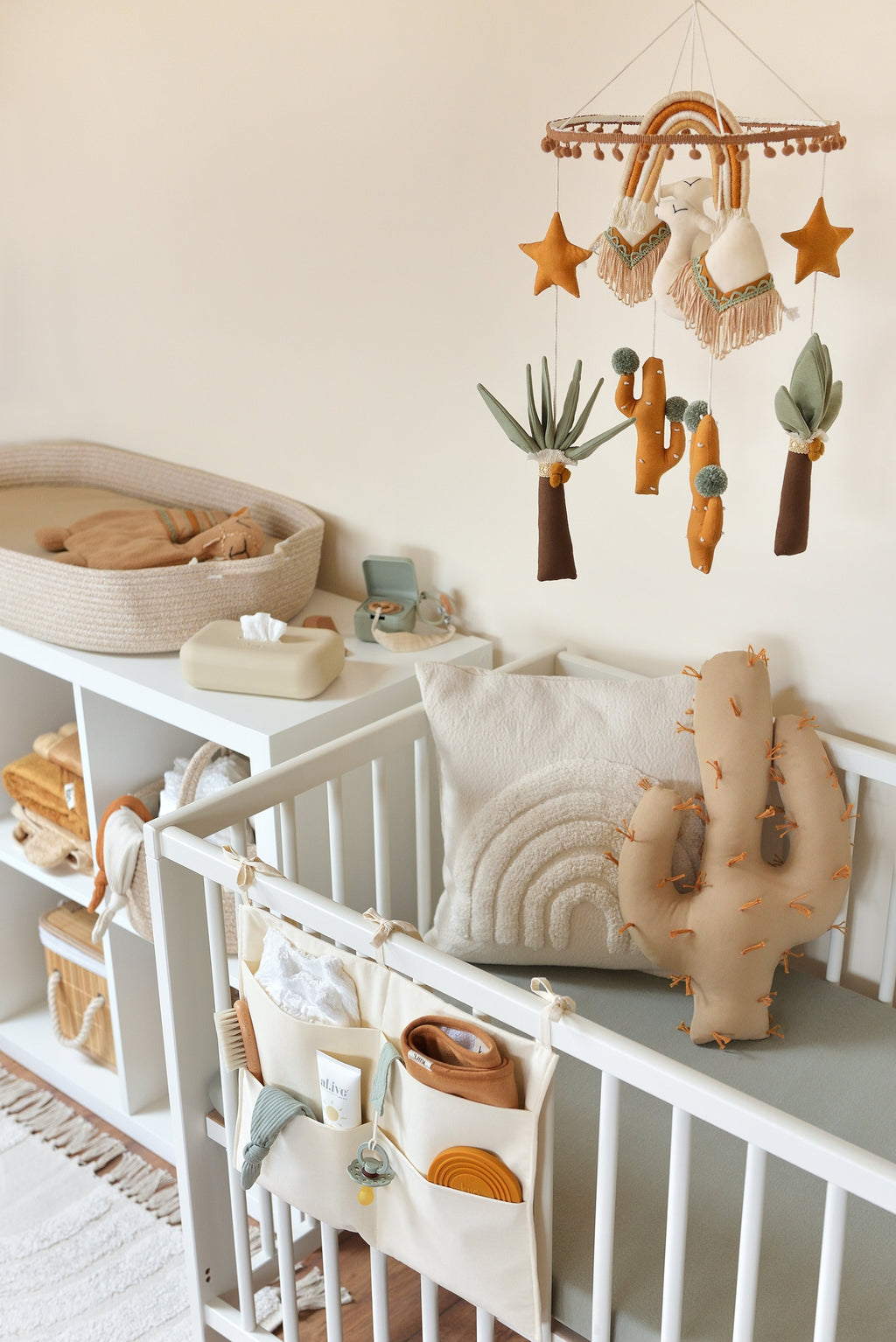 Ivory Crib Organizer