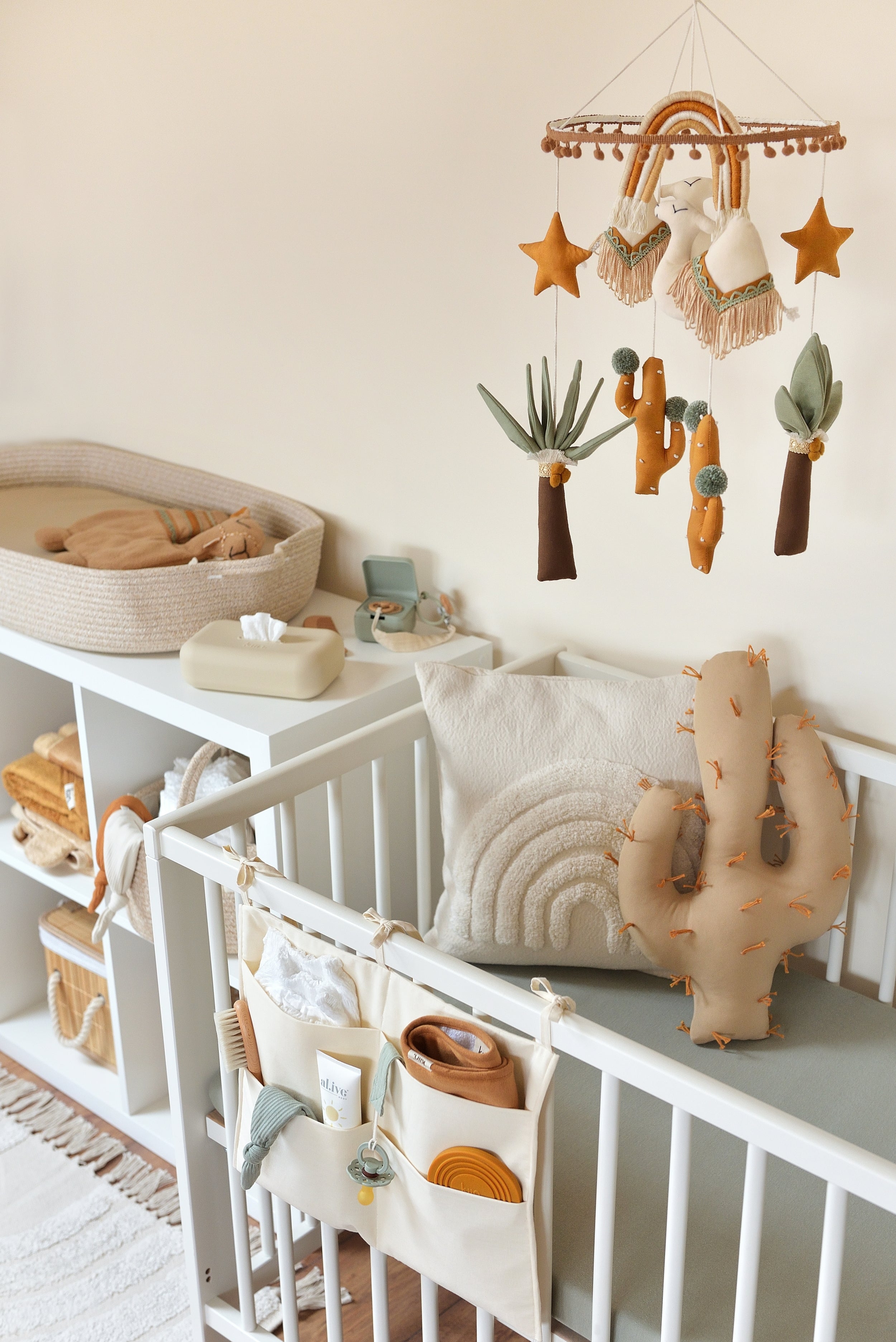 Ivory Crib Organizer