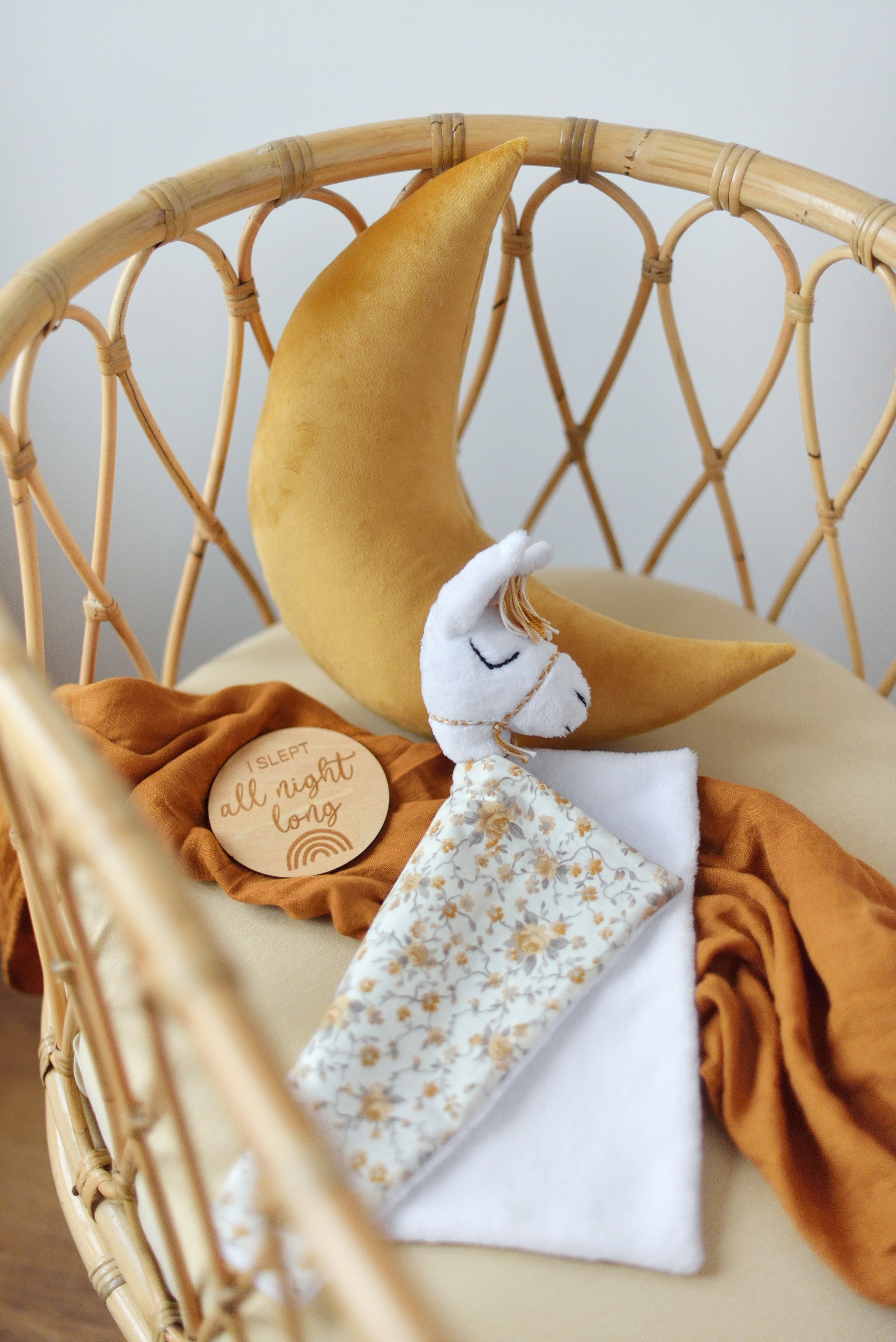 Flora Llama Baby Lovey