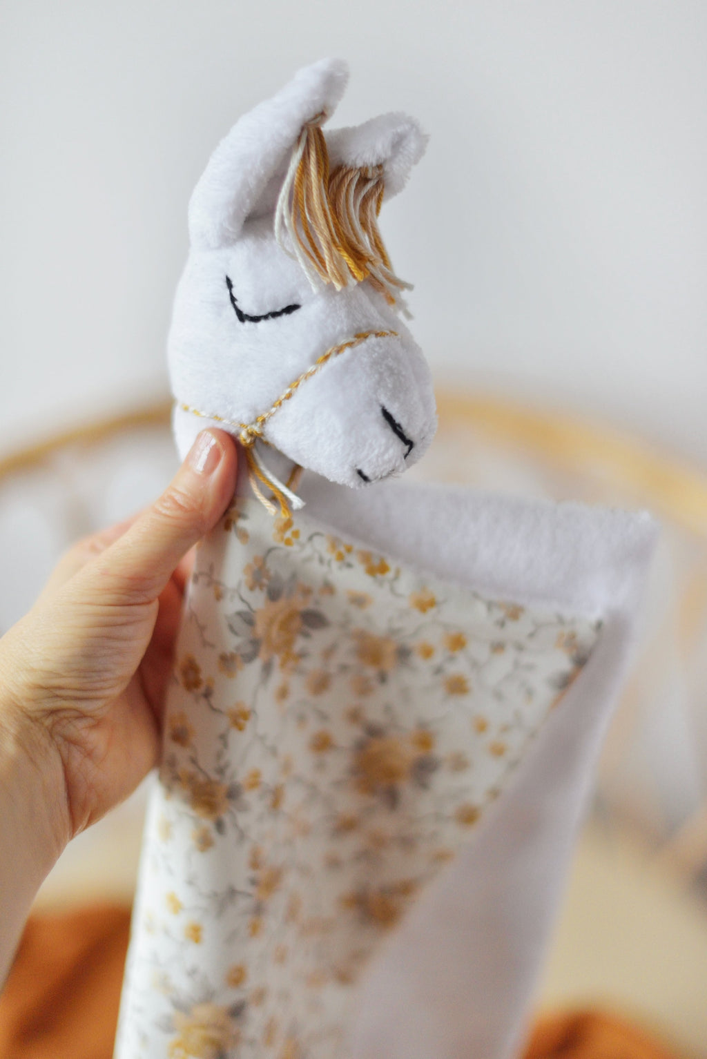 Flora Llama Baby Lovey