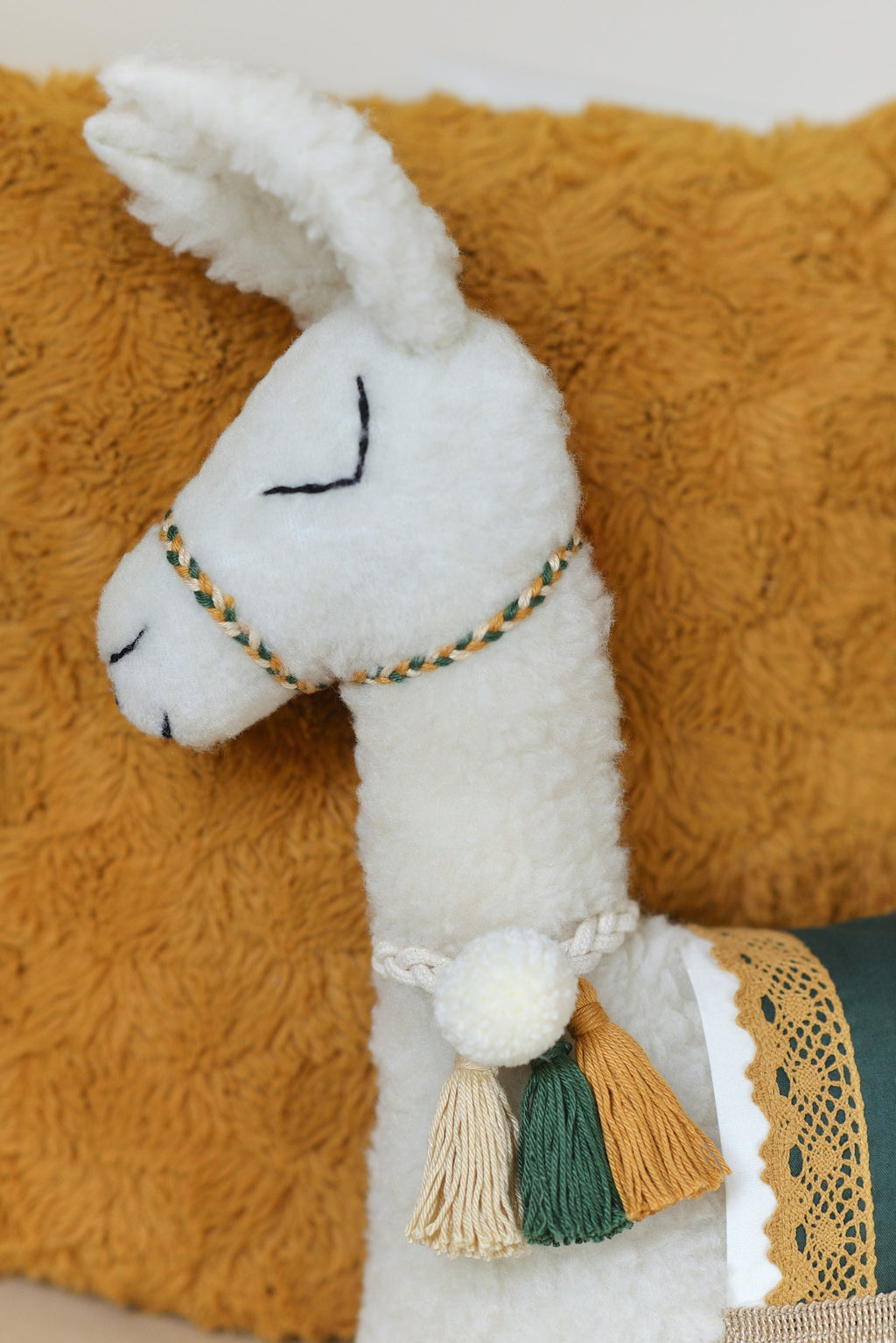 Andes Llama Decor Pillow