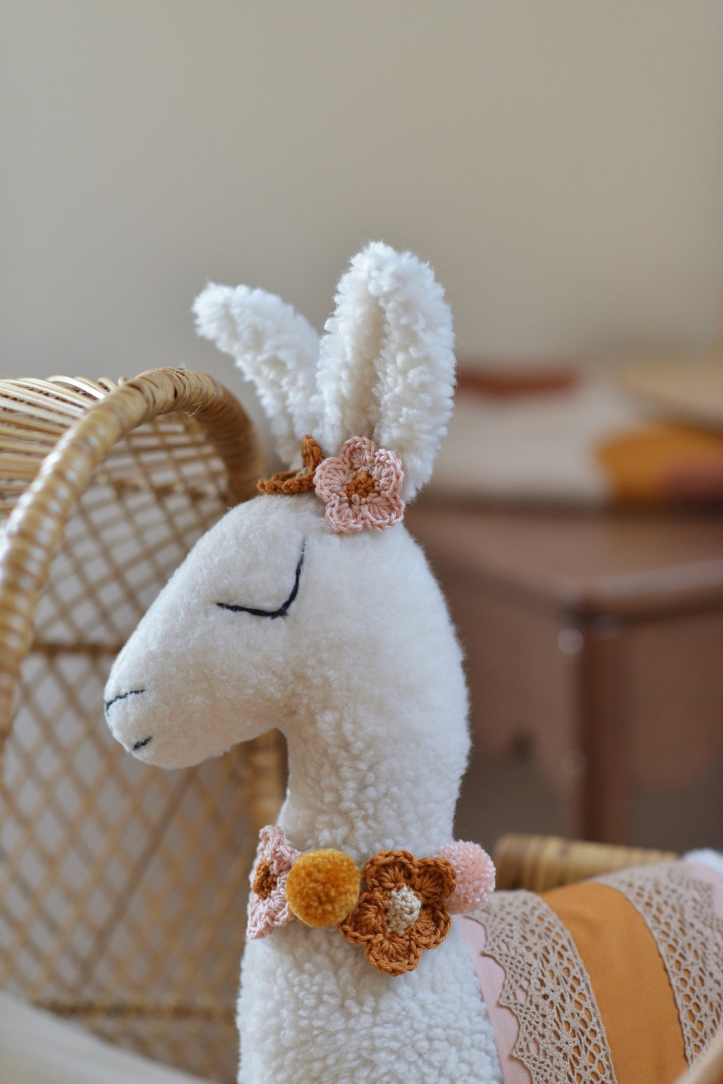 Rosie Llama Decor Pillow