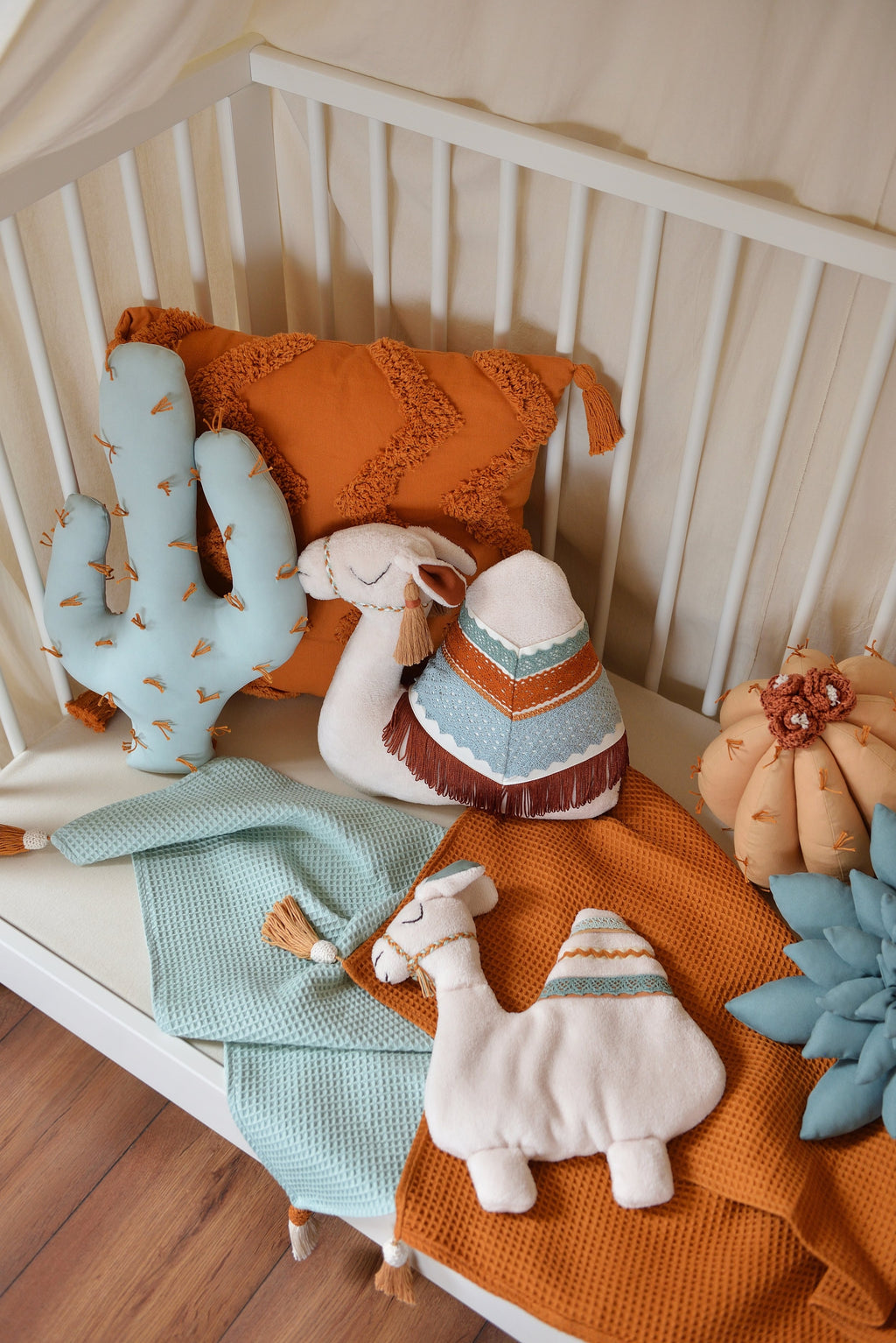 Minty Camel Baby Lovey