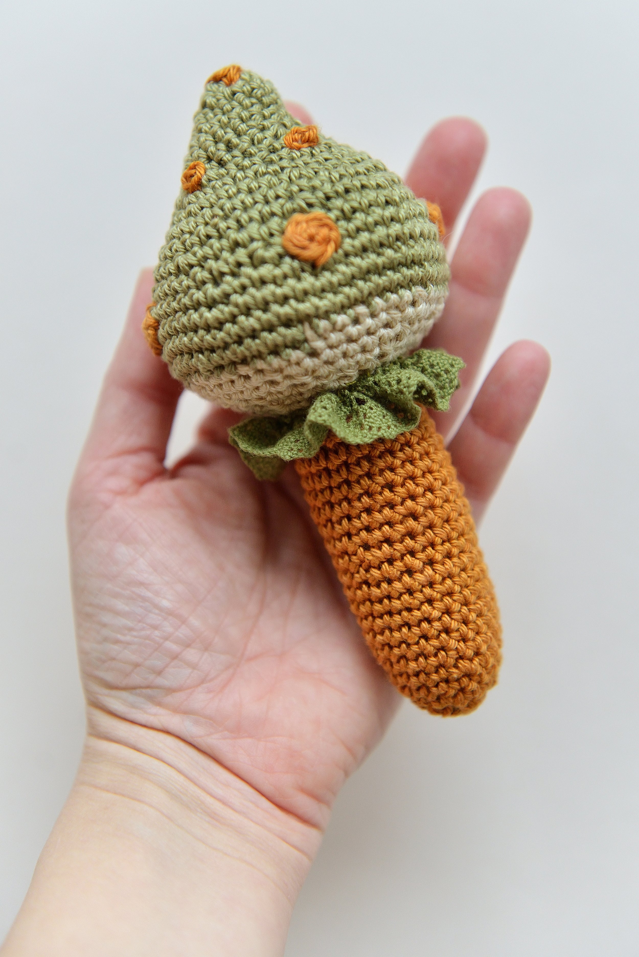 Mushroom Rattle Toy