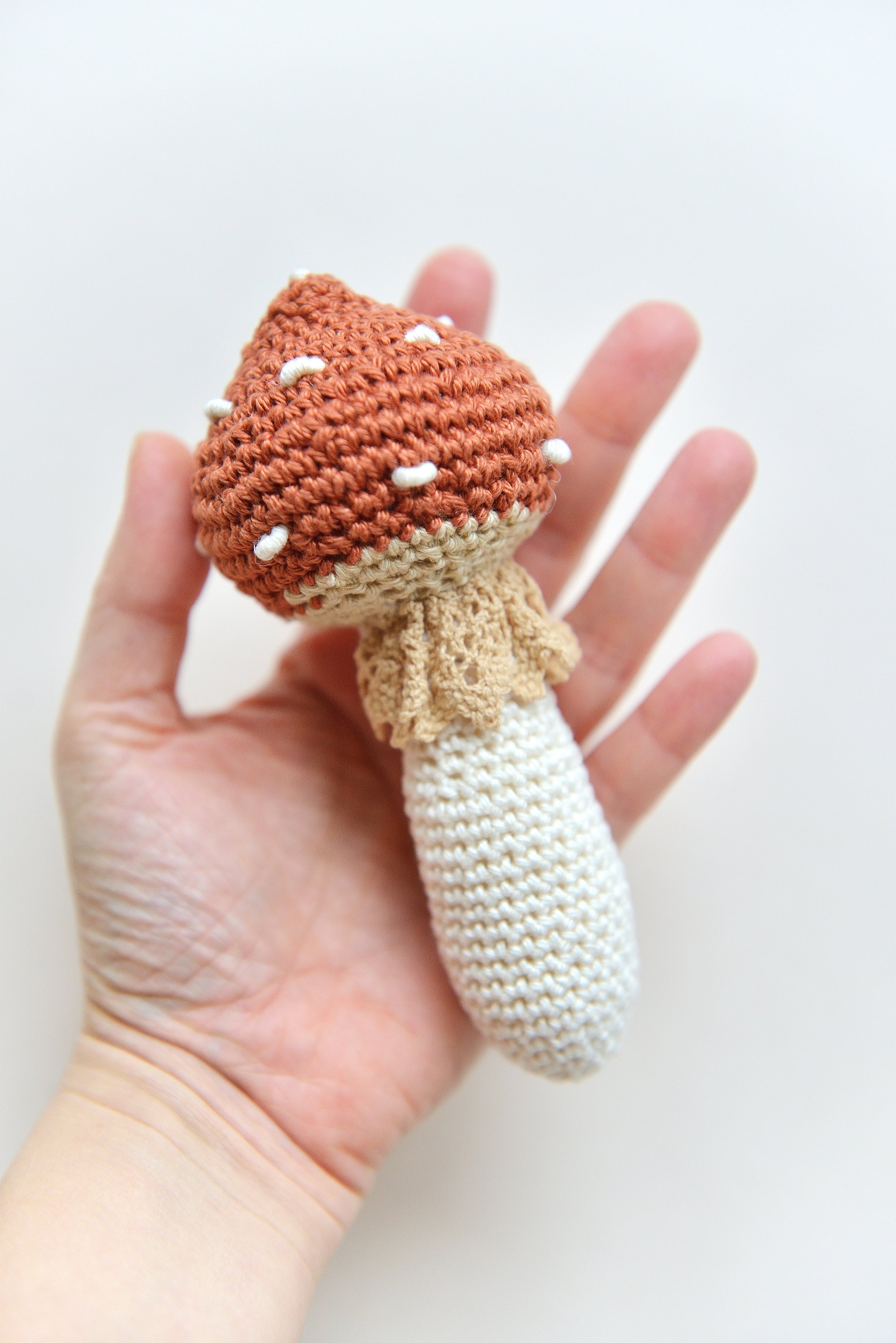 Mushroom Rattle Toy