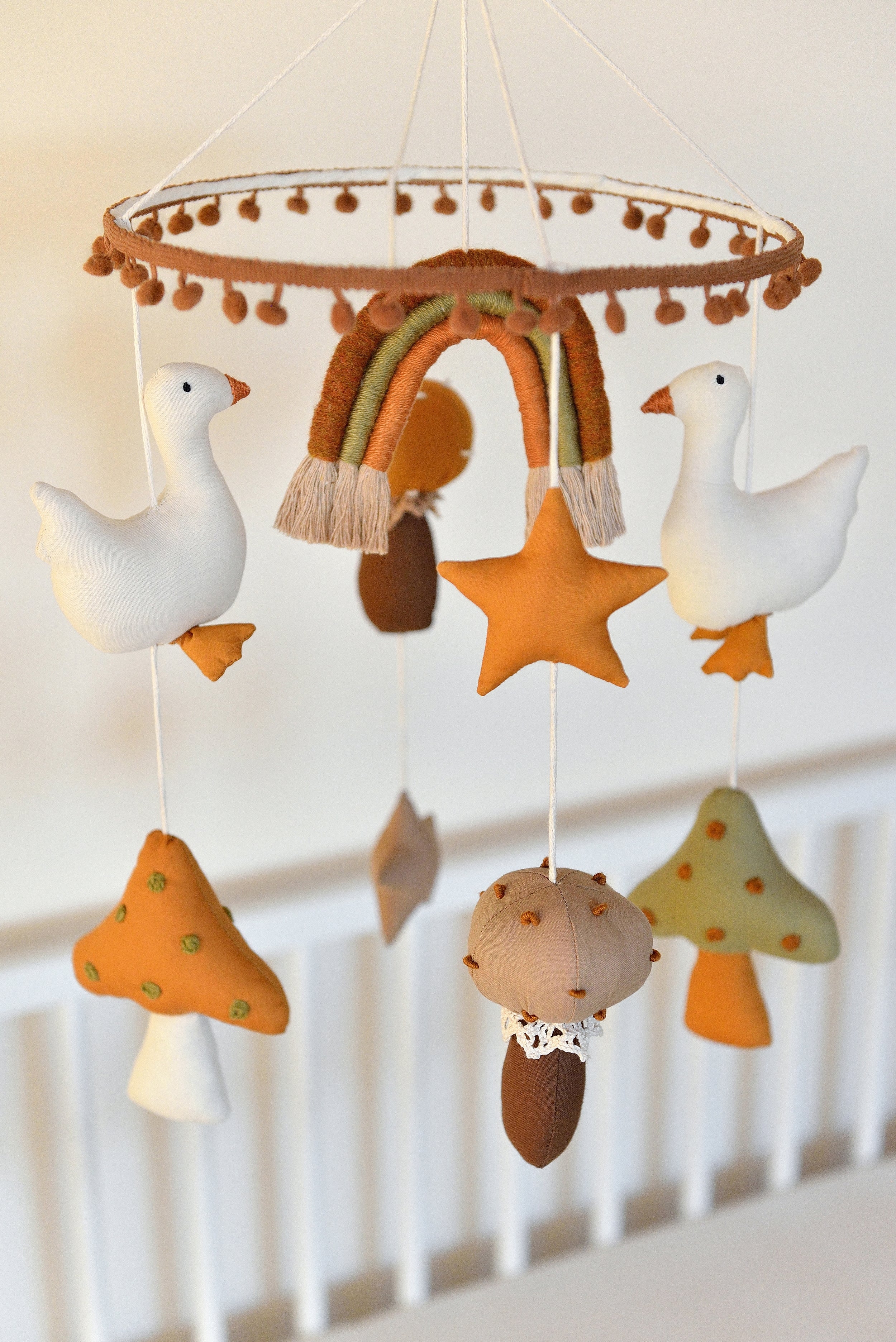 Mushroom Nursery Mobile