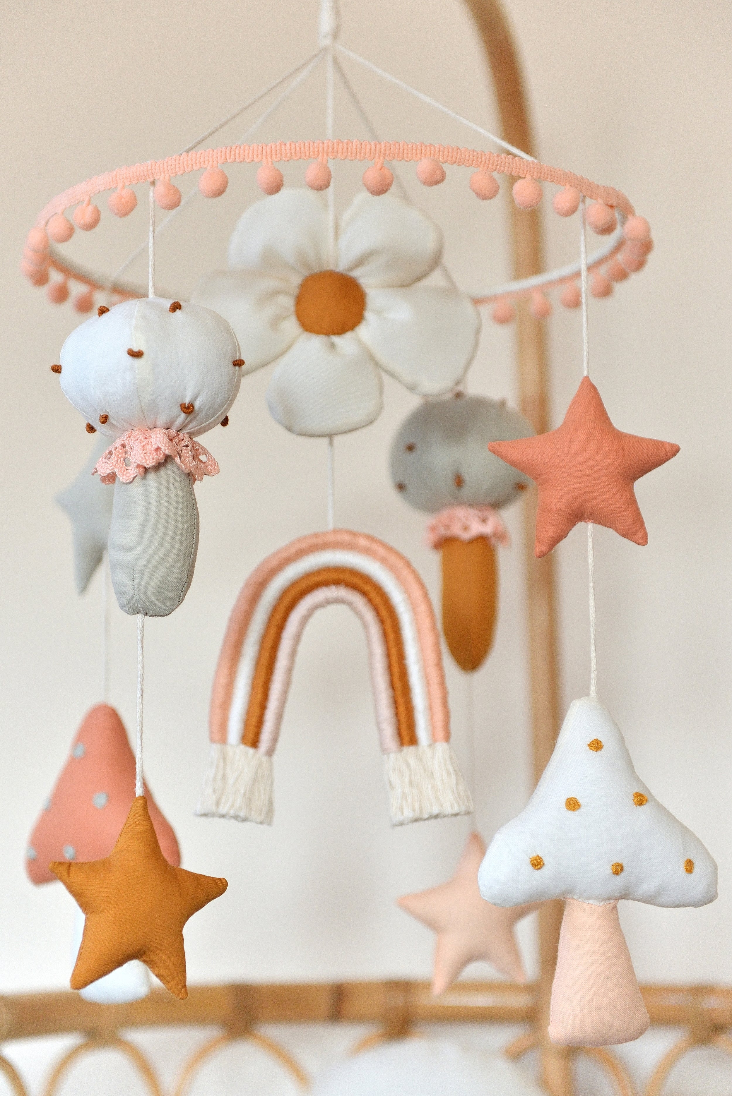 Mushroom Nursery Mobile
