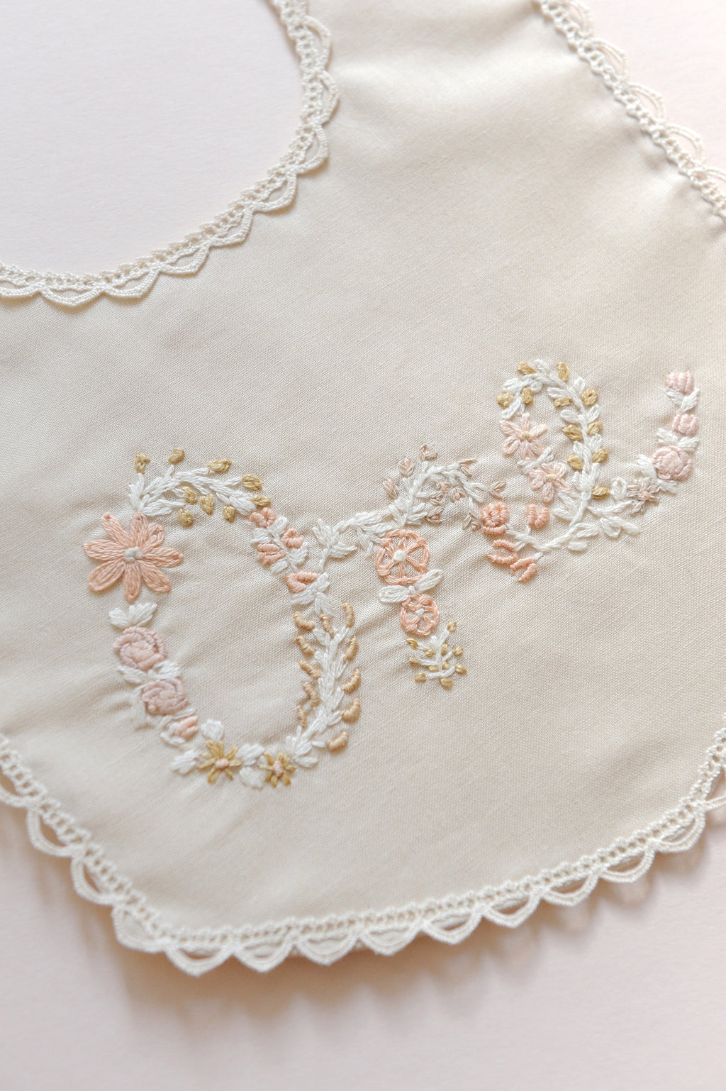 Floral Milestone Bib