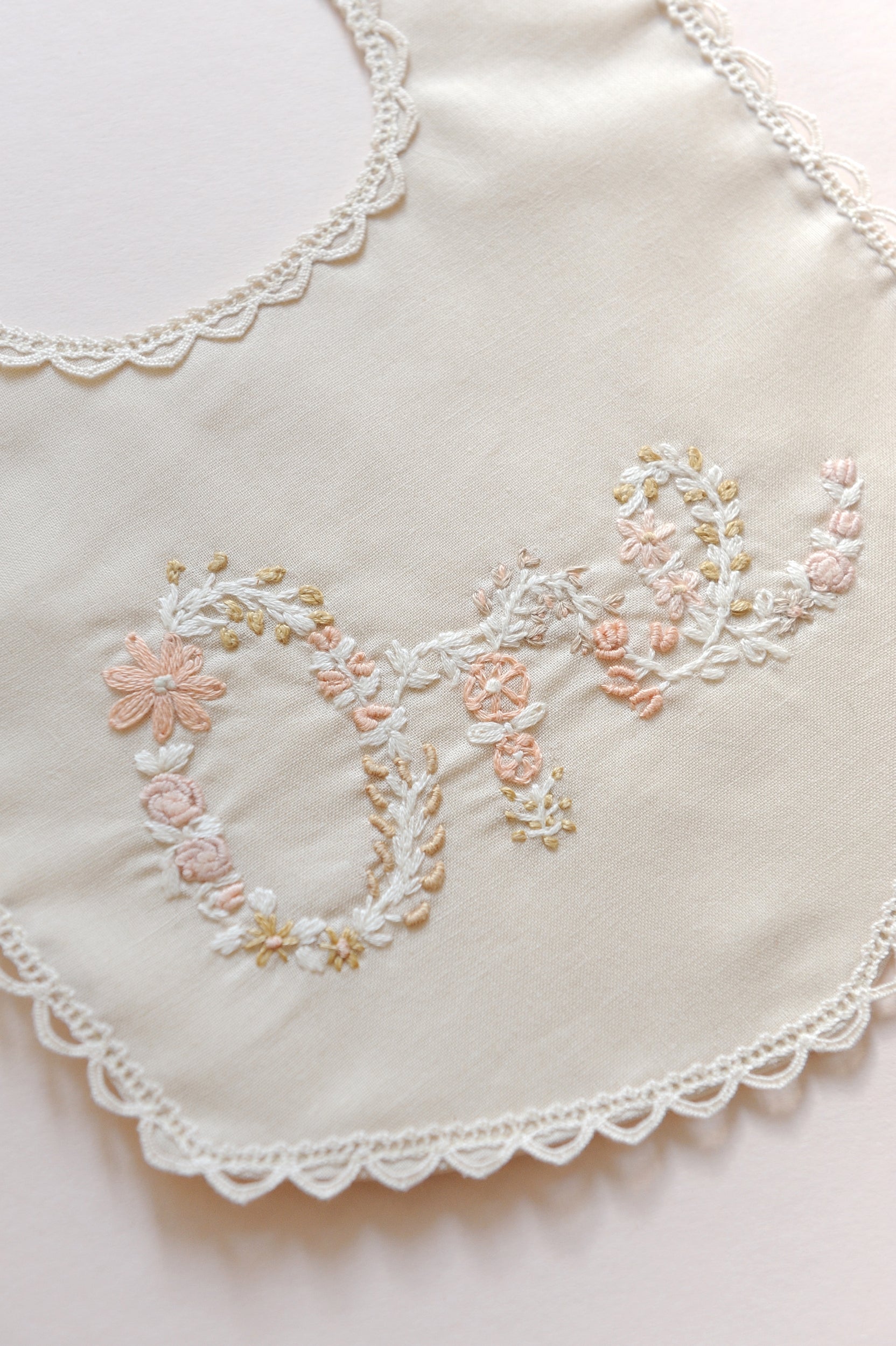 Floral Milestone Bib