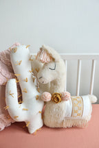 Pastel Llama Decor Pillow