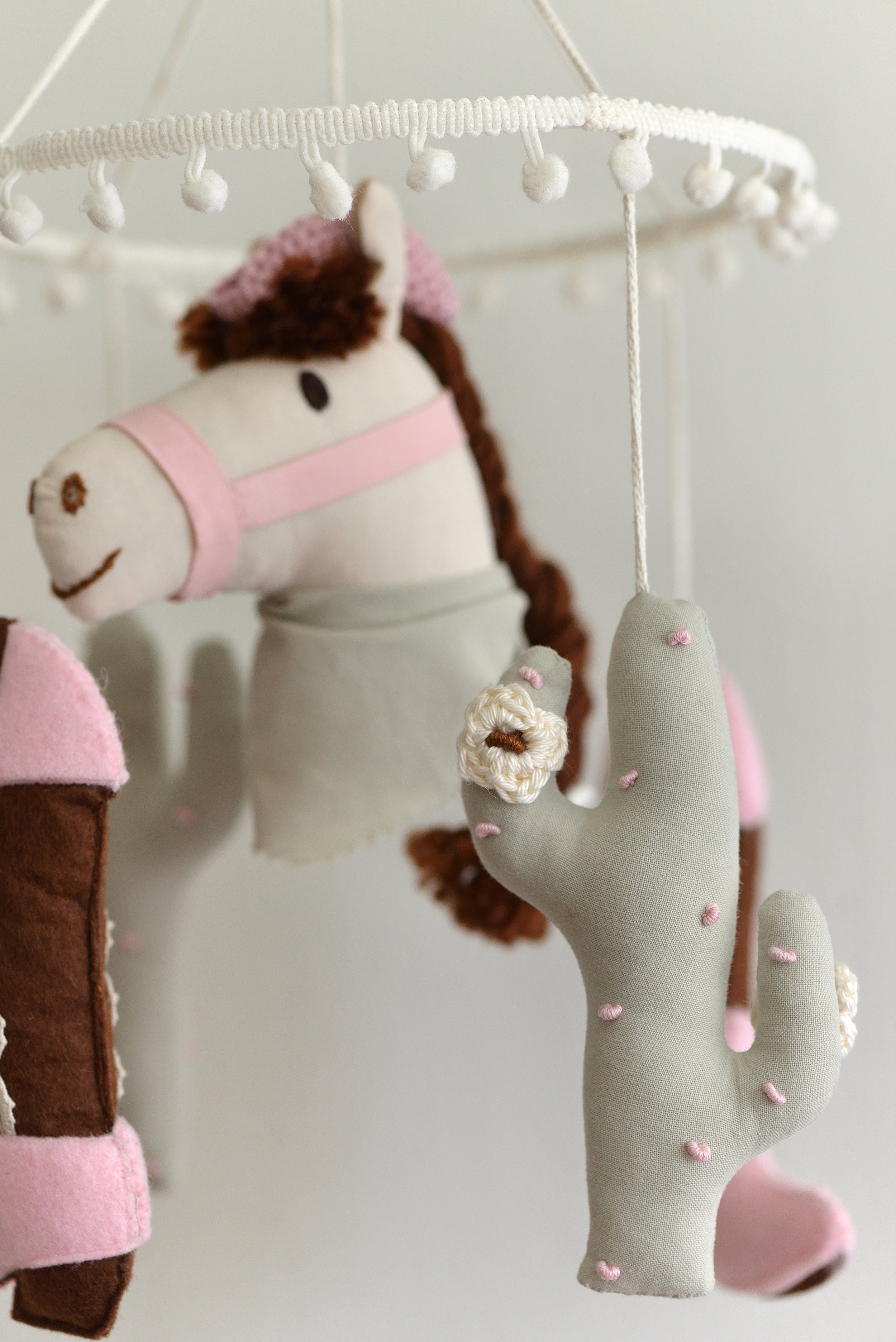 Cowgirl Nursery Mobile