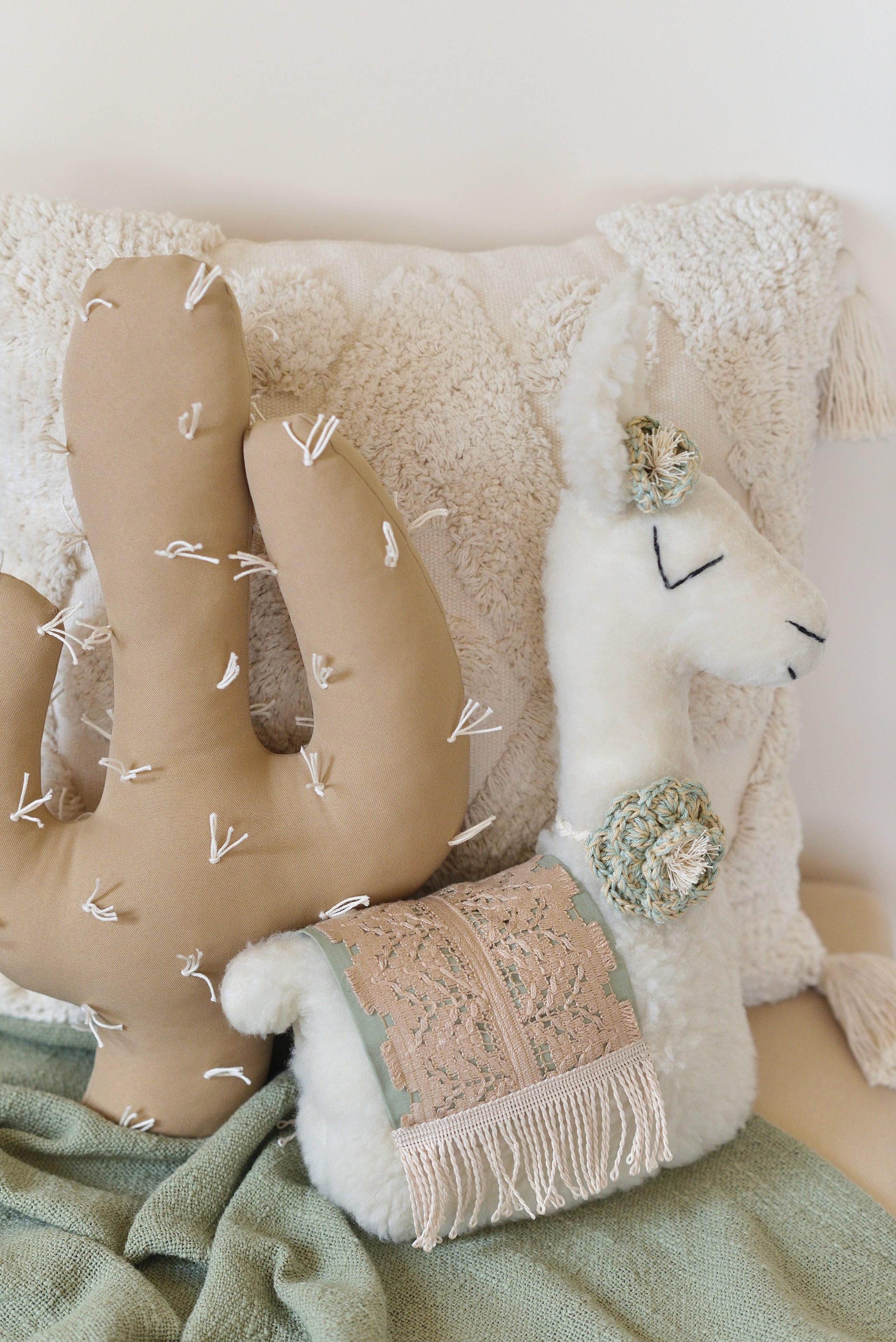 Llama Pillow Set