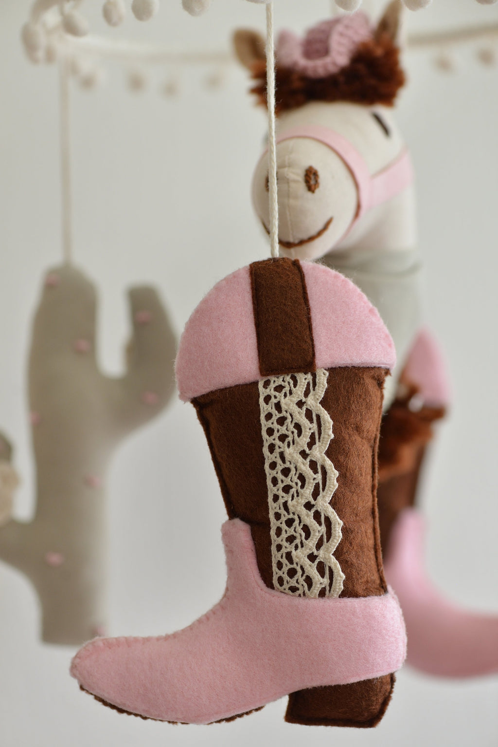 Cowgirl Nursery Mobile