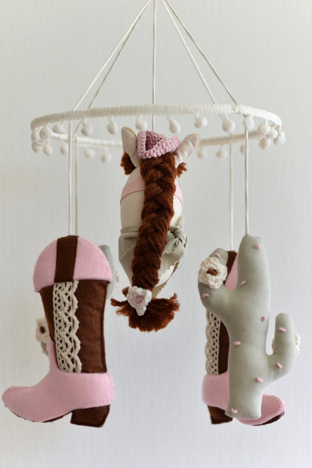 Cowgirl Nursery Mobile