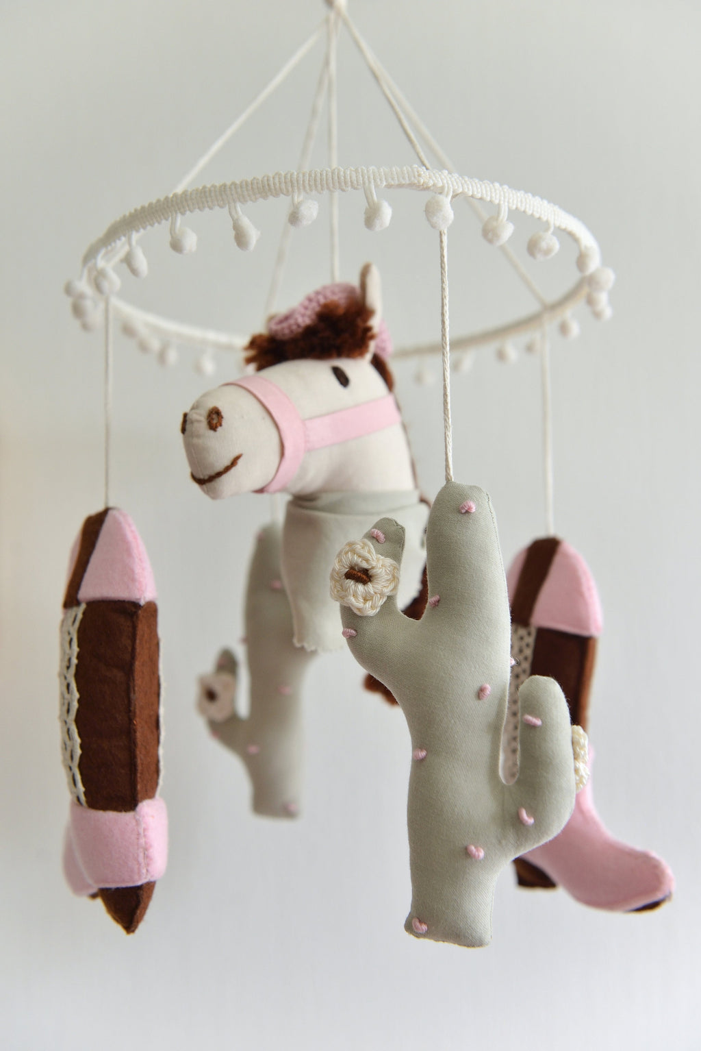 Cowgirl Nursery Mobile