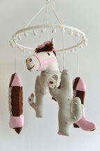 Cowgirl Nursery Mobile