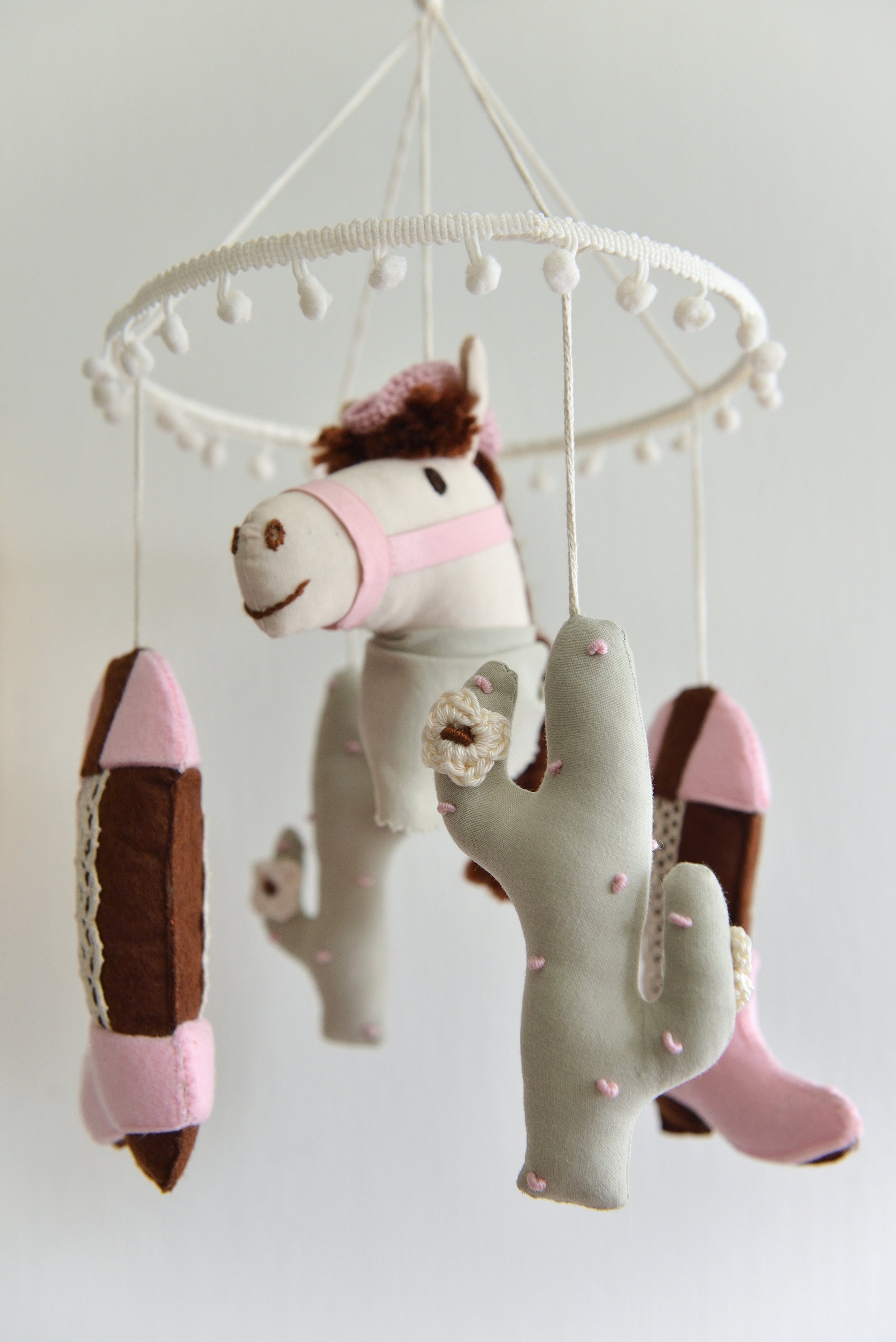 Cowgirl Nursery Mobile