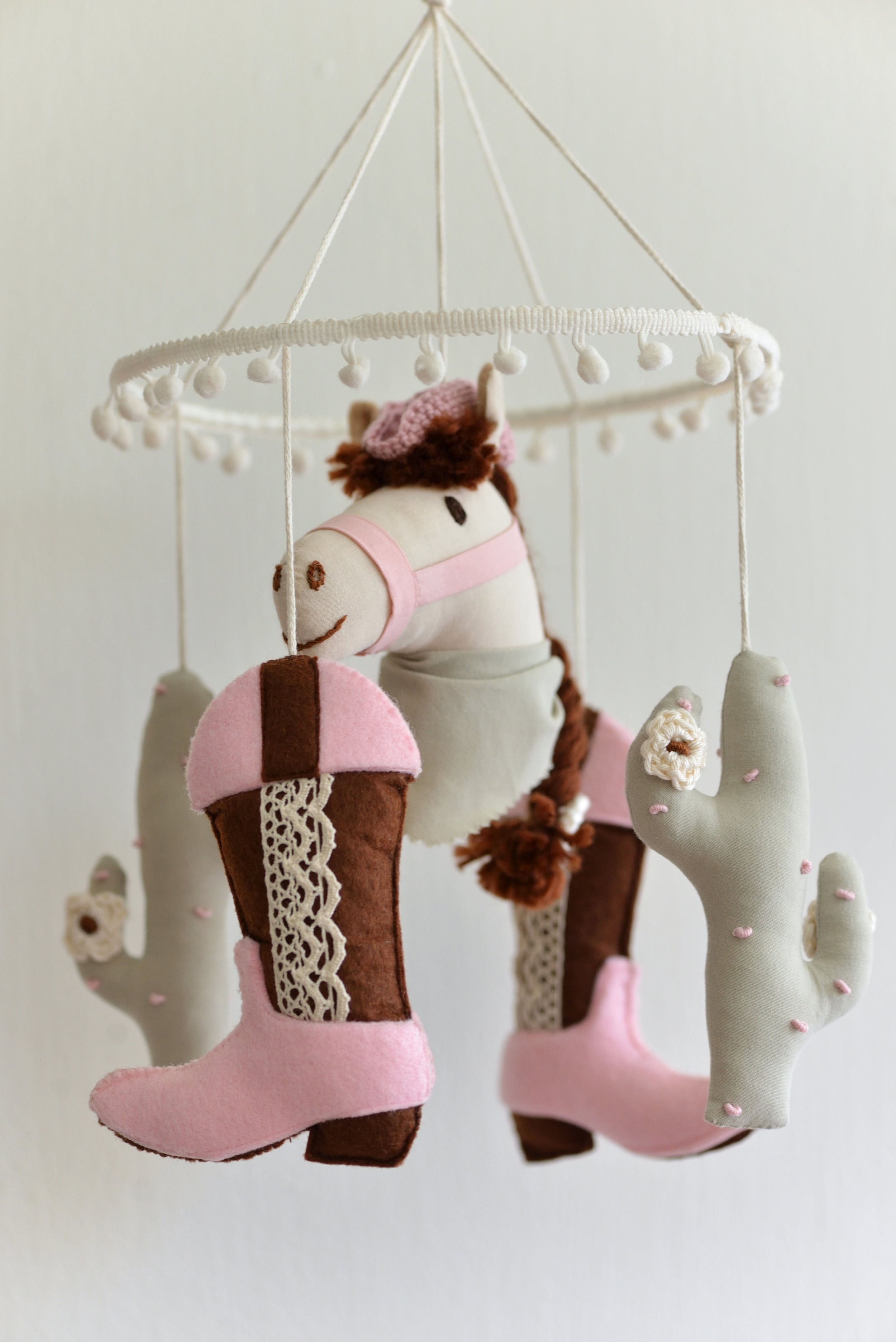 Cowgirl Nursery Mobile