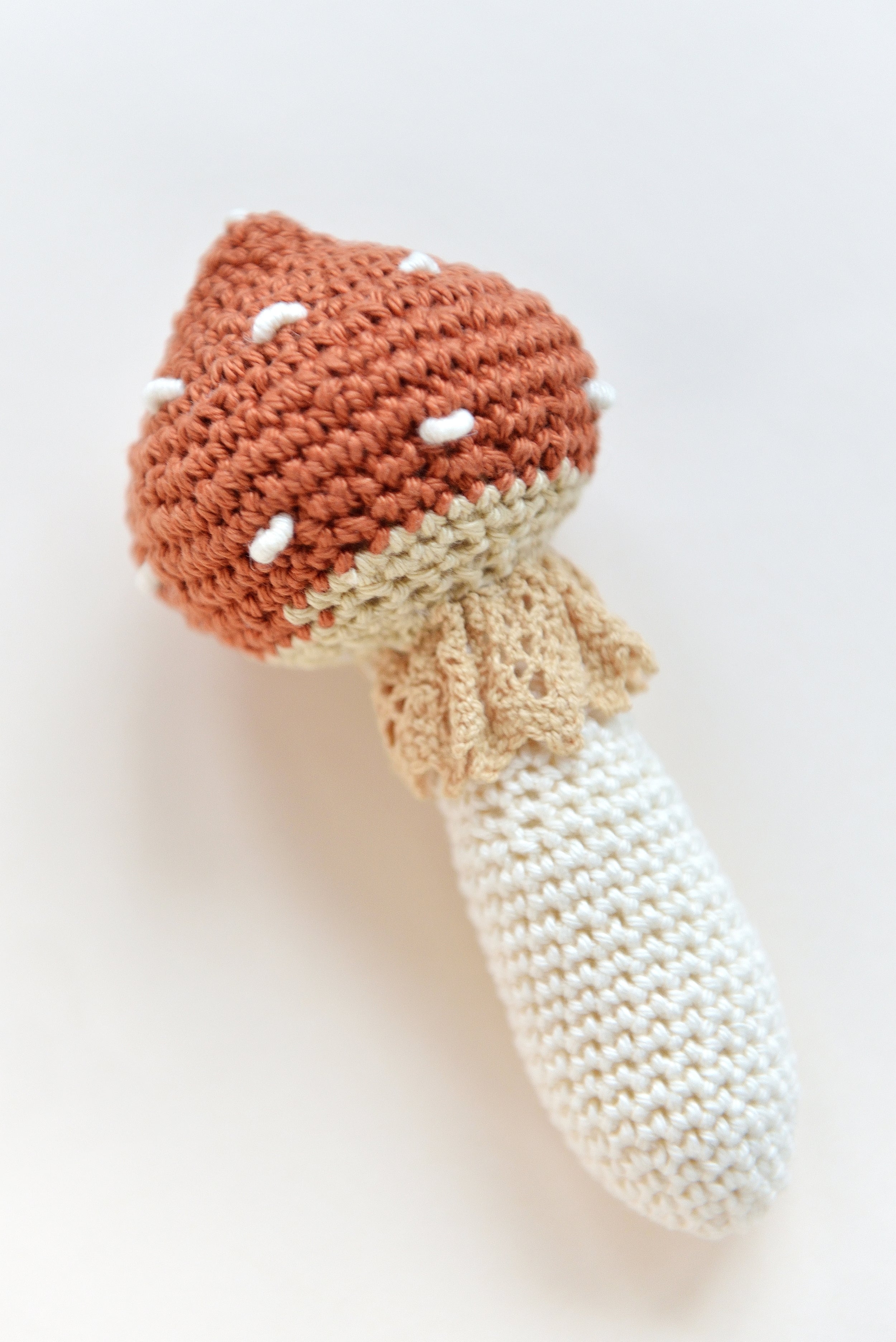 Mushroom Rattle Toy