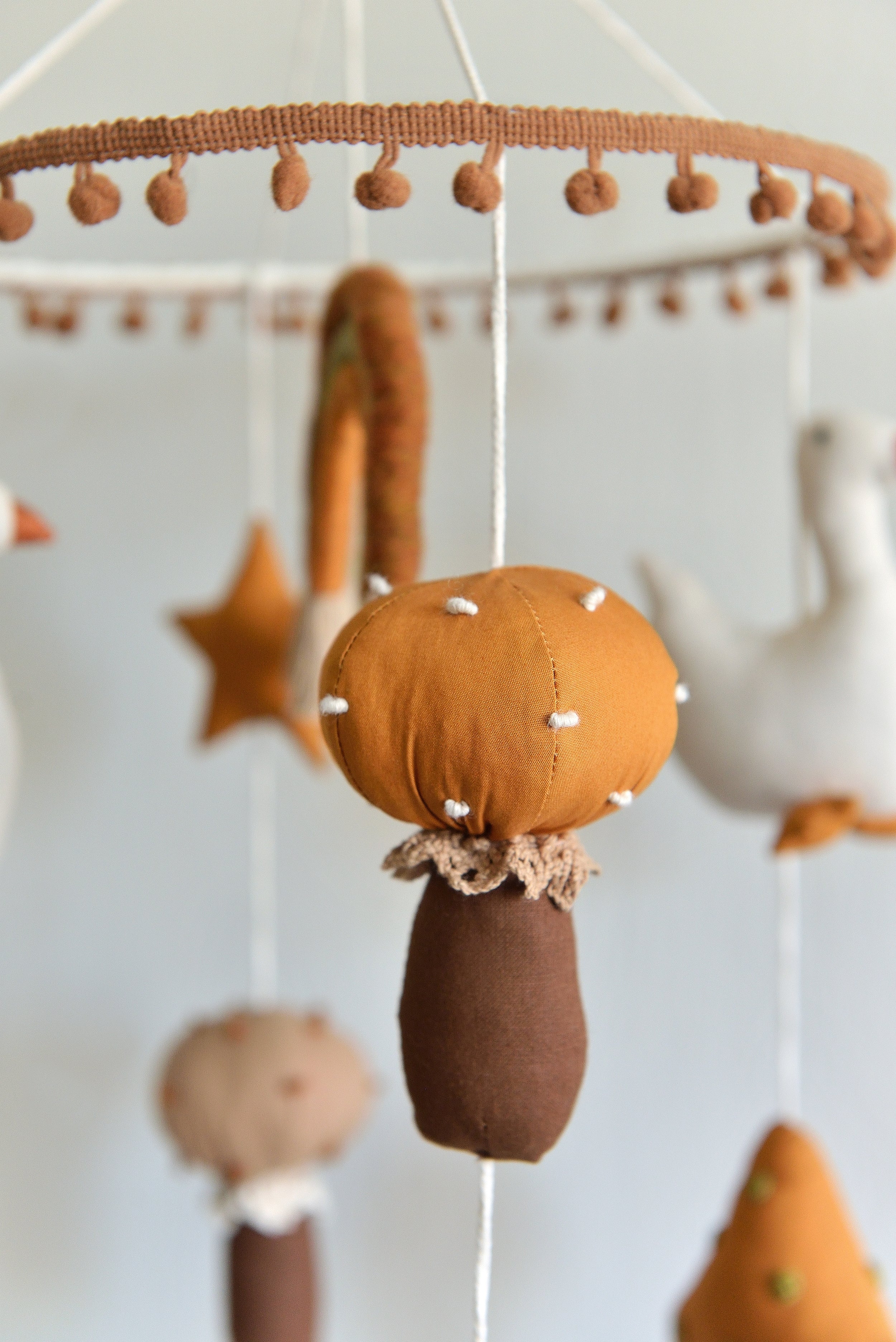 Mushroom Nursery Mobile